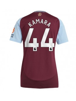 Aston Villa Boubacar Kamara #44 Zenski Domaci Dres 2024-25 Kratak Rukavima